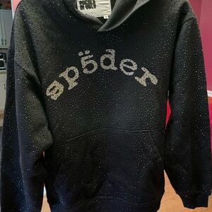 Limited Edition Sp5der Rhinestone hoodie